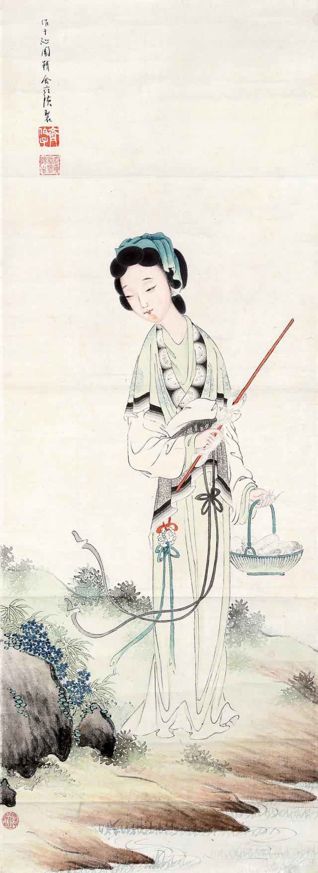 棘心夭夭 母氏劬勞：齊白石《柏壽》