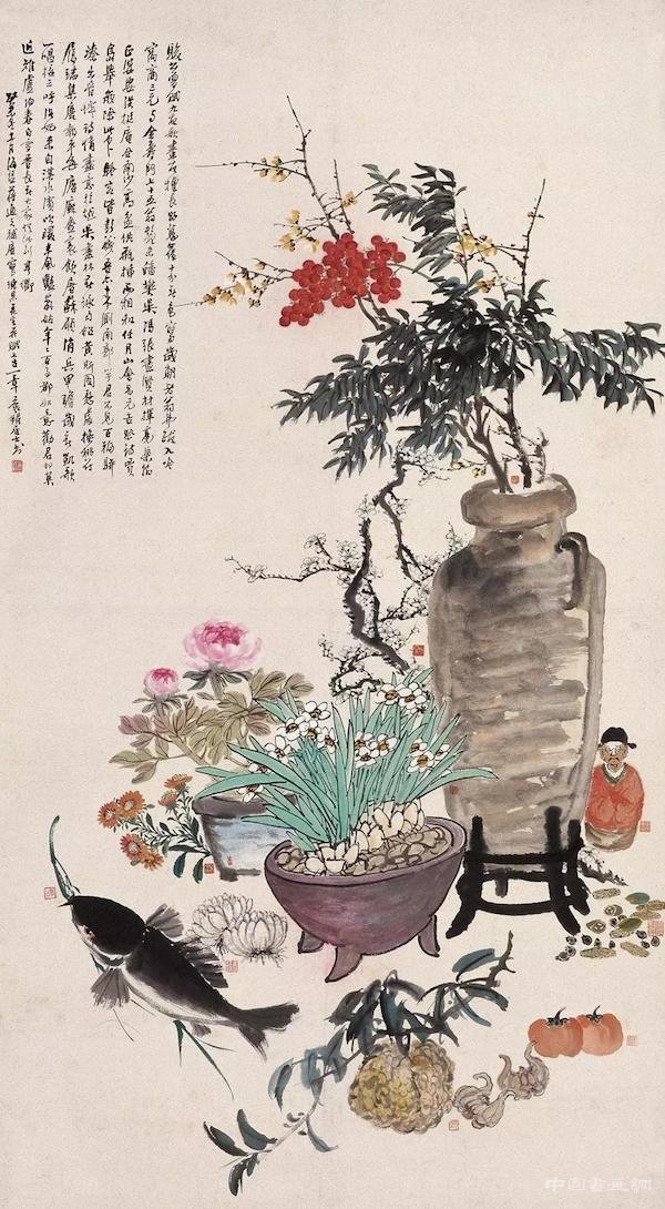 “歲朝清供”